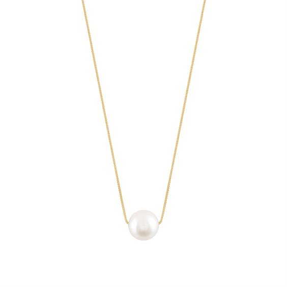 Halskette Bliss Dame in Gelbgold Perla 20117876 - 20117876